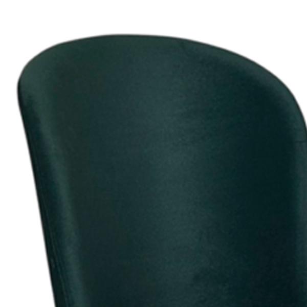 Scaun de bucătărie Mobiland BARKA Anka08 Stofă/ Dark Green Black photo 3