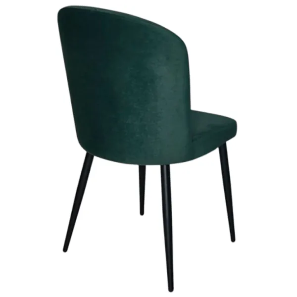 Scaun de bucătărie Mobiland BARKA Anka08 Stofă/ Dark Green Black photo 4