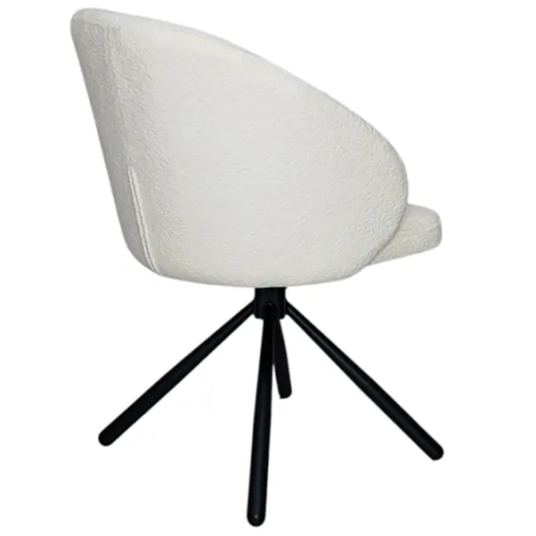 Кухонный стул Mobiland Patya Coco 2 Ткань/ Белый Черный photo 2