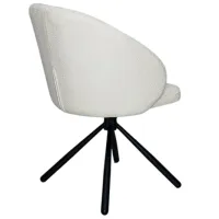 Scaun de bucătărie Mobiland Patya Coco 2 Stofă/ White Black photo 2