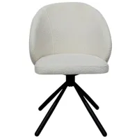 Scaun de bucătărie Mobiland Patya Coco 2 Stofă/ White Black photo 3