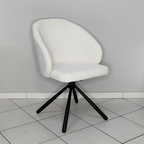 Кухонный стул Mobiland Patya Coco 2 Ткань/ Белый Черный photo 4