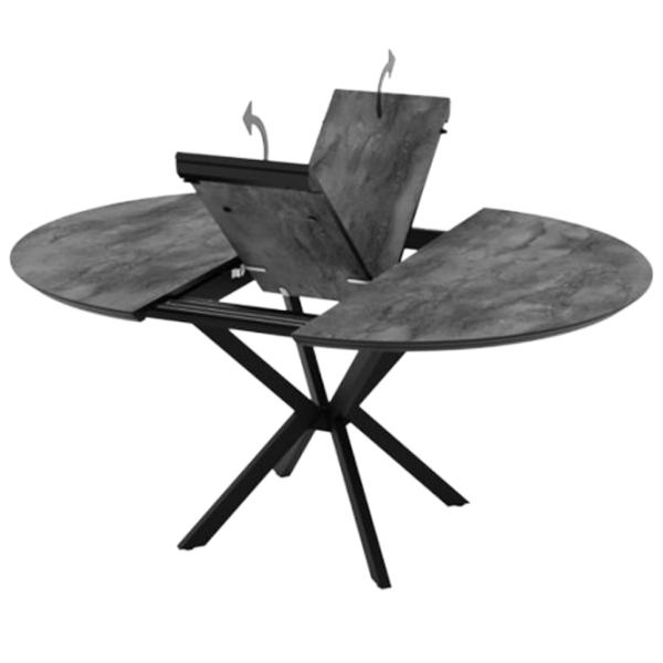 Masă de bucătărie extensibilă Mobiland Dobok PAL/ Retro Stone photo 5