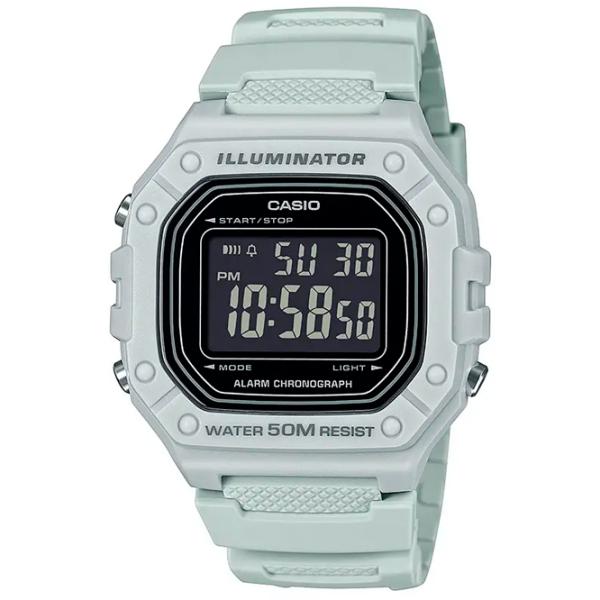 Ceas de mână unisex Casio W-218H-8BVEF Cuarț / 44 mm photo 1