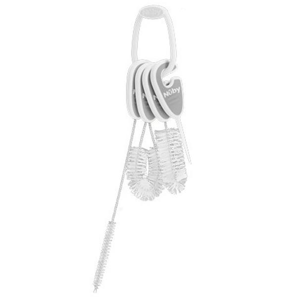 Set de perii Nuby NV03006 Gray / 4 photo 1