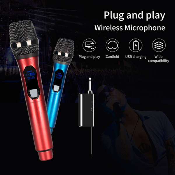 Микрофон KTV E1 - 2mic VHF Серый photo 2