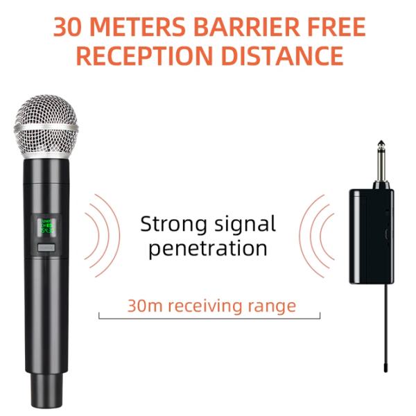 Microfon KTV E5 - 2mic VHF Black photo 2