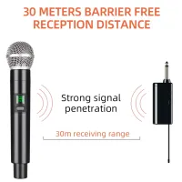 Микрофон KTV E5 - 2mic VHF Черный photo 2