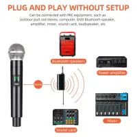Микрофон KTV E5 - 2mic VHF Черный photo 4