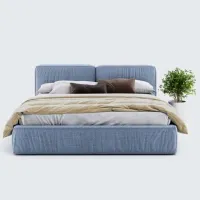 Кровать Mobicasa Toledo 180 x 200 см / ДСП / Фиолетовый photo 3