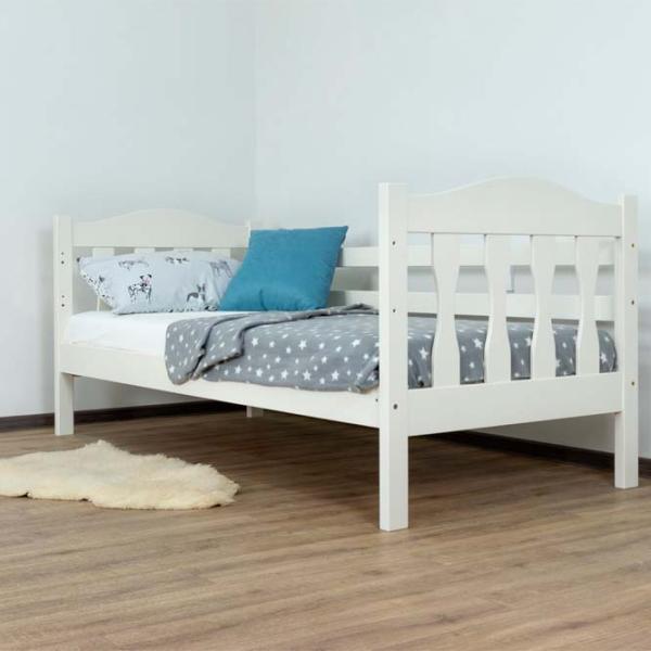 Pat Mobicasa Donald 90 x 200 cm / Lemn / White photo 4 Pat Mobicasa Donald 90 x 200 cm / Lemn / White photo 4