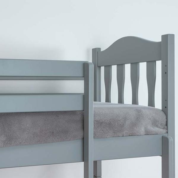 Pat Mobicasa Donald 90 x 200 cm / Lemn / Gray photo 4 Pat Mobicasa Donald 90 x 200 cm / Lemn / Gray photo 4