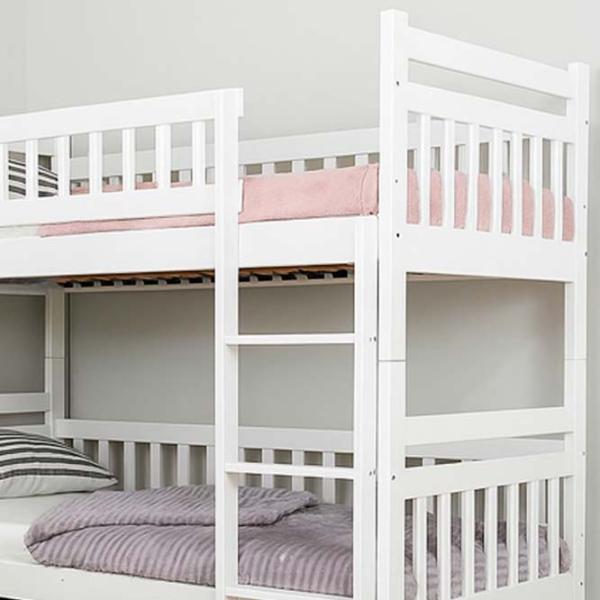 Pat Mobicasa Donald 80 x 190 cm / Lemn / White photo 3 Pat Mobicasa Donald 80 x 190 cm / Lemn / White photo 3