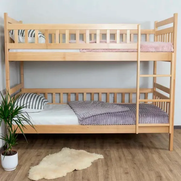 Pat Mobicasa Donald 90 x 200 cm / Lemn / Lemn natural photo 3