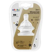 Tetină pentru biberon Akuku A0120 Unisex / / Transparent photo 3