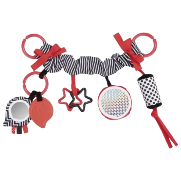 Jucărie pentru cărucior Canpol Sensory Toys Poliester / Red photo 1