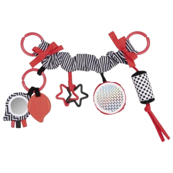 Jucărie pentru cărucior Canpol Sensory Toys Poliester / Red photo 1