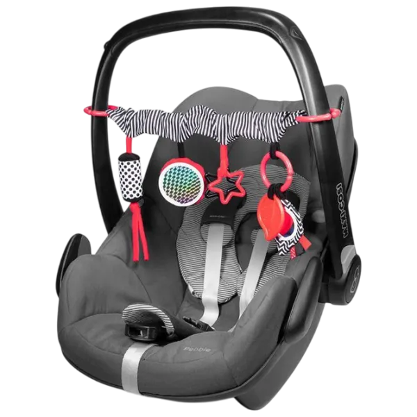 Jucărie pentru cărucior Canpol Sensory Toys Poliester / Red photo 2