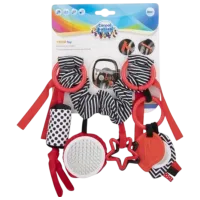 Jucărie pentru cărucior Canpol Sensory Toys Poliester / Red photo 3