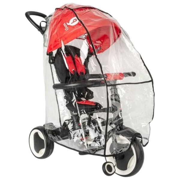 Husă de ploaie Qplay Lucency PVC / Transparent photo 1