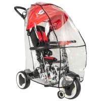 Husă de ploaie Qplay Lucency PVC / Transparent