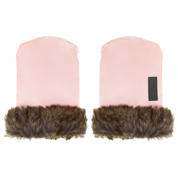 Mănuși pentru cărucior MoMi Sildi Blană artificială / Pink photo 1