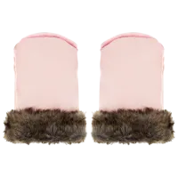 Mănuși pentru cărucior MoMi Sildi Blană artificială / Pink photo 2