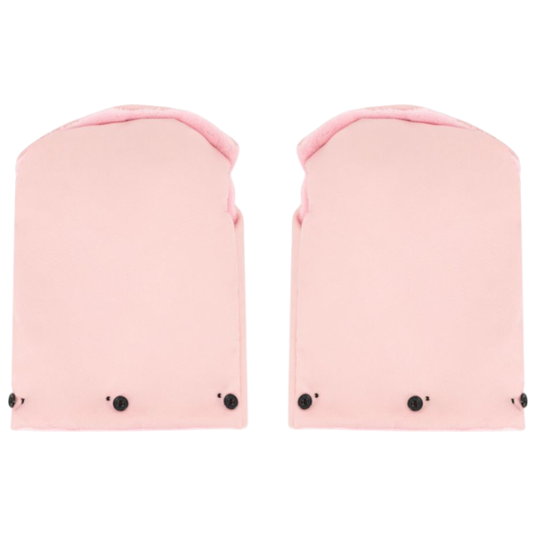 Mănuși pentru cărucior MoMi Sildi Blană artificială / Pink photo 4