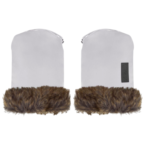 Mănuși pentru cărucior MoMi Sildi Blană artificială / Gray photo 1