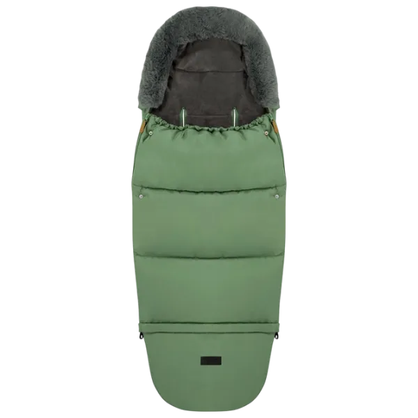 Sac de iarna MoMi Sardi Blană artificială / Green photo 1