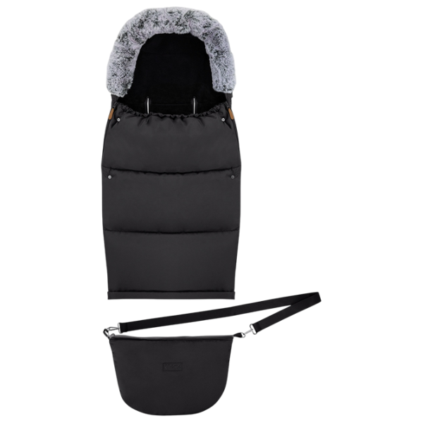 Sac de iarna MoMi Sardi Blană artificială / Black photo 3