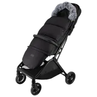 Sac de iarna MoMi Sardi Blană artificială / Black photo 4