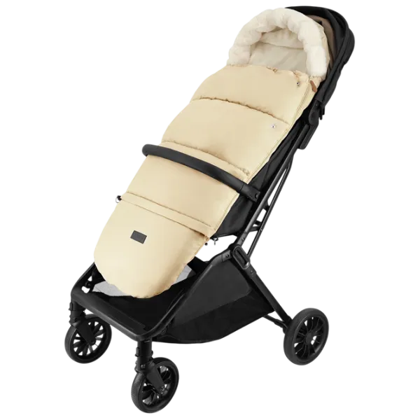 Sac de iarna MoMi Sardi Blană artificială / Beige photo 4