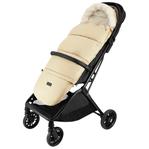 Sac de iarna MoMi Sardi Blană artificială / Beige photo 4