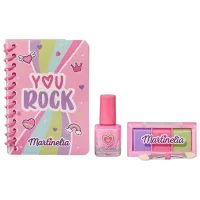 Joc de rol Martinelia Supergirl Notebook & Beauty 5+ / set de frumusete 