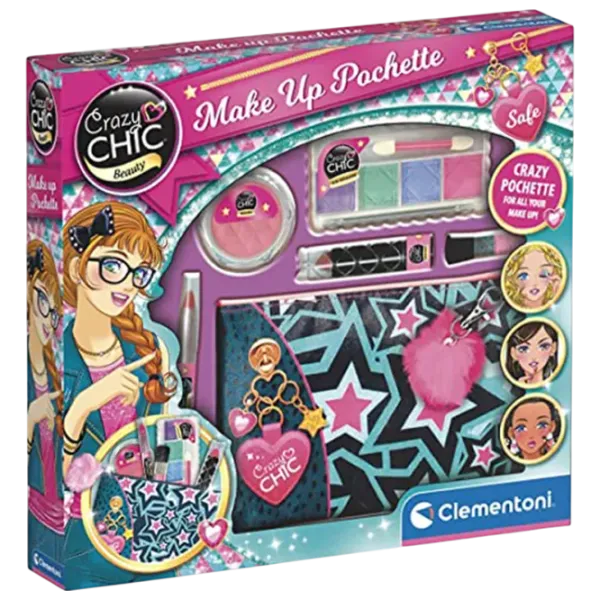 Ролевые игры Clementoni Crazy Chic 3+ / set de frumusete  photo 1