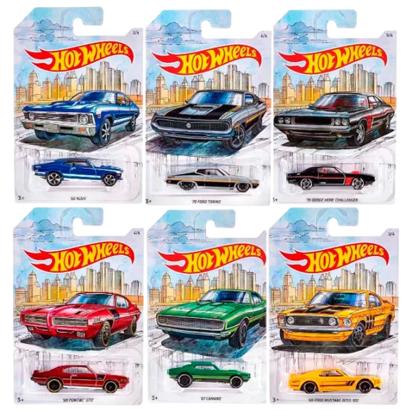 Set de mașini Mattel Hot Wheels Themed Automotive GDG44  / / Black Multicolor photo 1