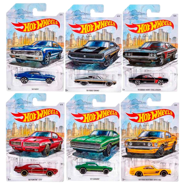 Set de mașini Mattel Hot Wheels Themed Automotive GDG44  / / Black Multicolor photo 1