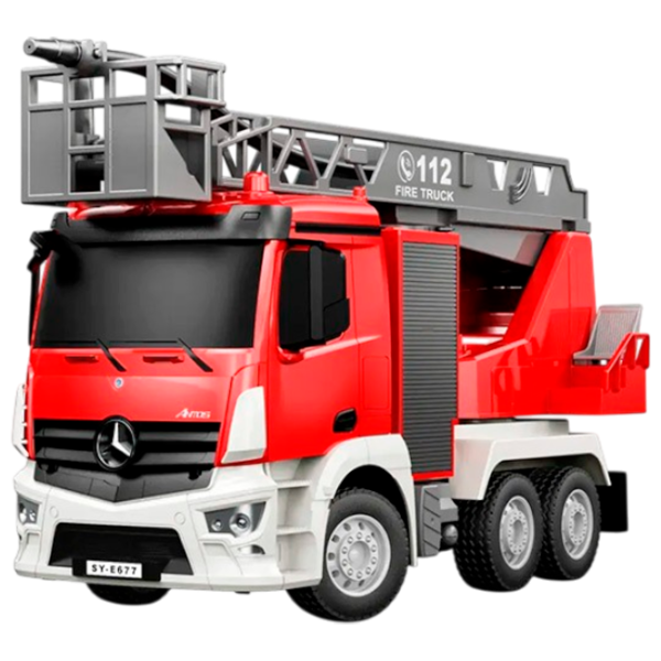 Camion Double E MB Antos E677-003  / / White Red photo 1