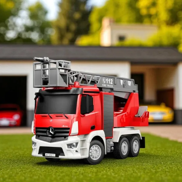 Camion Double E MB Antos E677-003  / / White Red photo 5