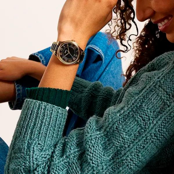 Ceas de mână pentru femei FOSSIL CE1132 Cuarț / 38 mm photo 5