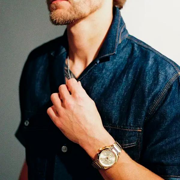 Ceas de mână pentru bărbați FOSSIL FS6119 Cuarț / 42 mm photo 5