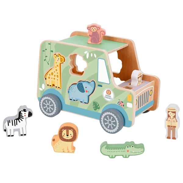 Машинка Tooky Toy TK960 76446  / / Wood Зеленый photo 2