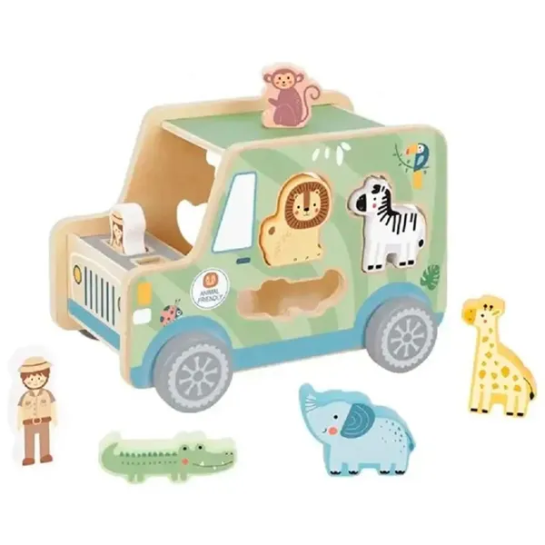 Машинка Tooky Toy TK960 76446  / / Wood Зеленый photo 5