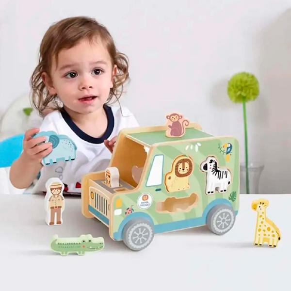 Машинка Tooky Toy TK960 76446  / / Wood Зеленый photo 6