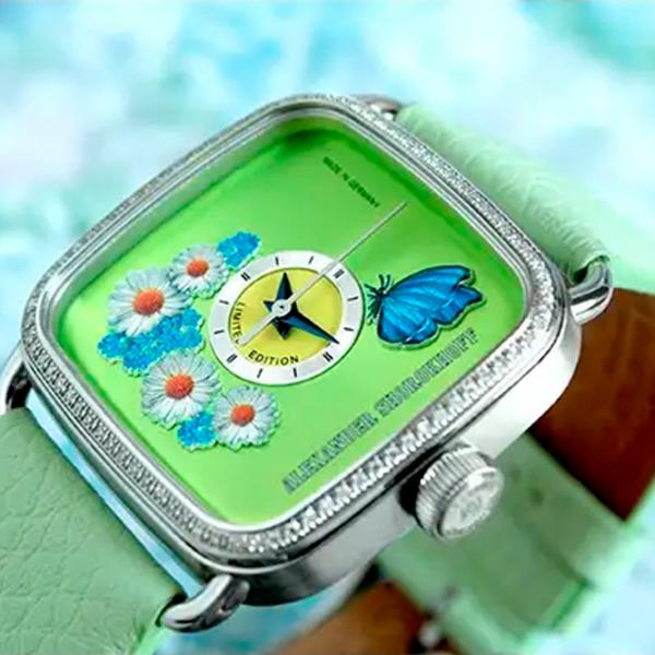 Ceas de mână pentru femei Alexander Shorokhoff AS.AP.SOM1D Mecanic / 36 x 36 мм photo 3