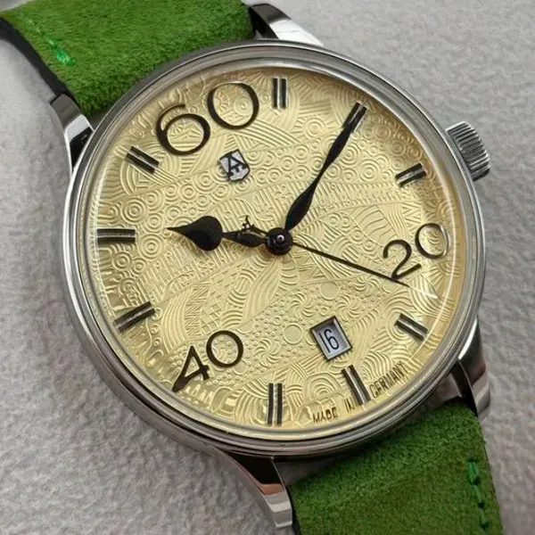 Ceas de mână pentru bărbați Alexander Shorokhoff AS.EMO1-2 Mecanic / 40 mm photo 5