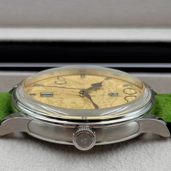 Ceas de mână pentru bărbați Alexander Shorokhoff AS.EMO1-2 Mecanic / 40 mm photo 6