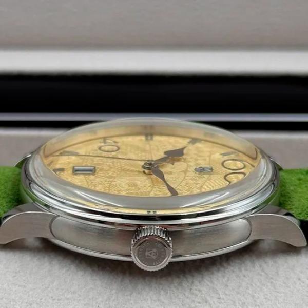 Ceas de mână pentru bărbați Alexander Shorokhoff AS.EMO1-2 Mecanic / 40 mm photo 6