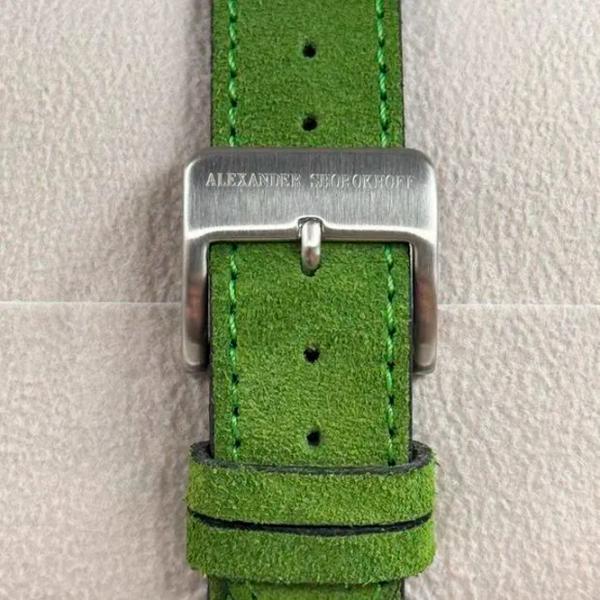 Ceas de mână pentru bărbați Alexander Shorokhoff AS.EMO1-2 Mecanic / 40 mm photo 7